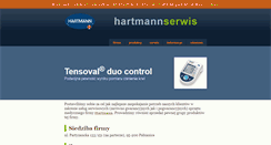 Desktop Screenshot of hartmann-serwis.pl