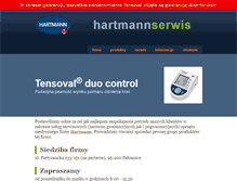 Tablet Screenshot of hartmann-serwis.pl